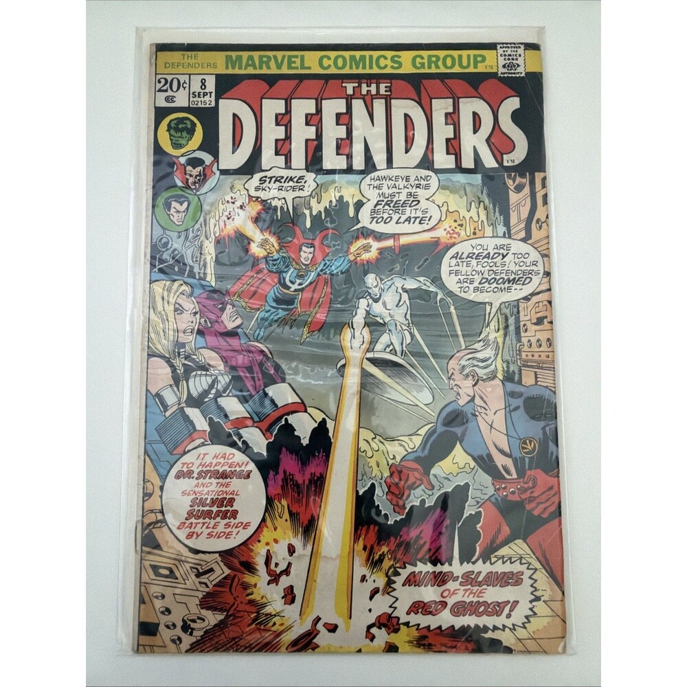 Defenders #8 Avengers Vs. Defenders War Crossover Marvel 1973